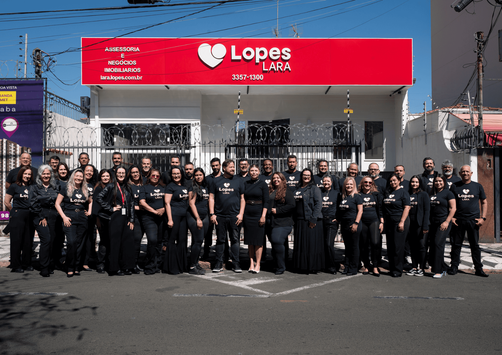 Equipe da imobiliária