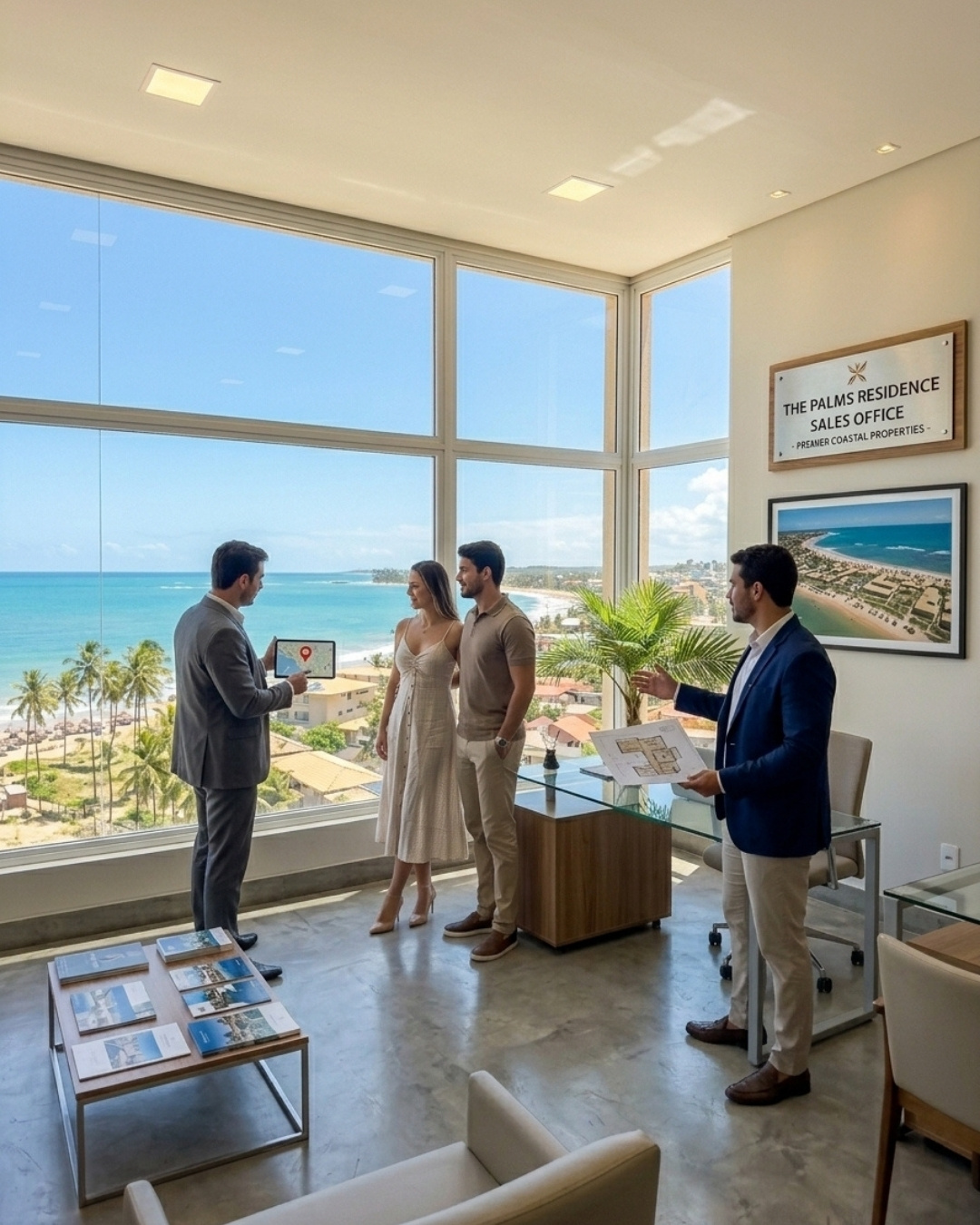 Equipe da imobiliária