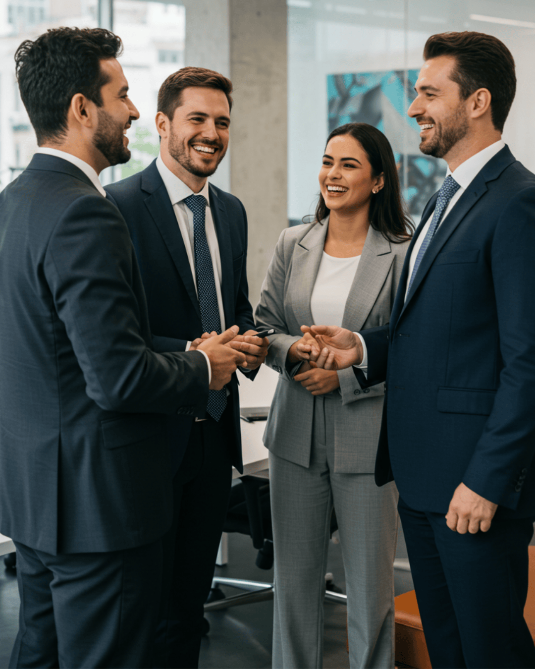 Equipe da imobiliária